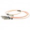 10 Gb, Active Optical Direct Attach Cable with 4 integrated SFP+ and 1 QSFP+ transceivers, 10m