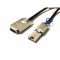 HP 2m Infiniband (SFF8470 Thumbscrew CX4)  to Mini-SAS (SFF8088) 1x SAS Cable, 430064-001